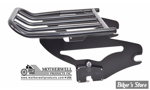 Porte-bagages Arrière Moto Harley-Davidson - Acier Noir - Compatible Electra Glide, Road King, Street Glide 1997-2020